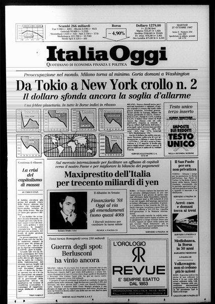 Italia oggi : quotidiano di economia finanza e politica